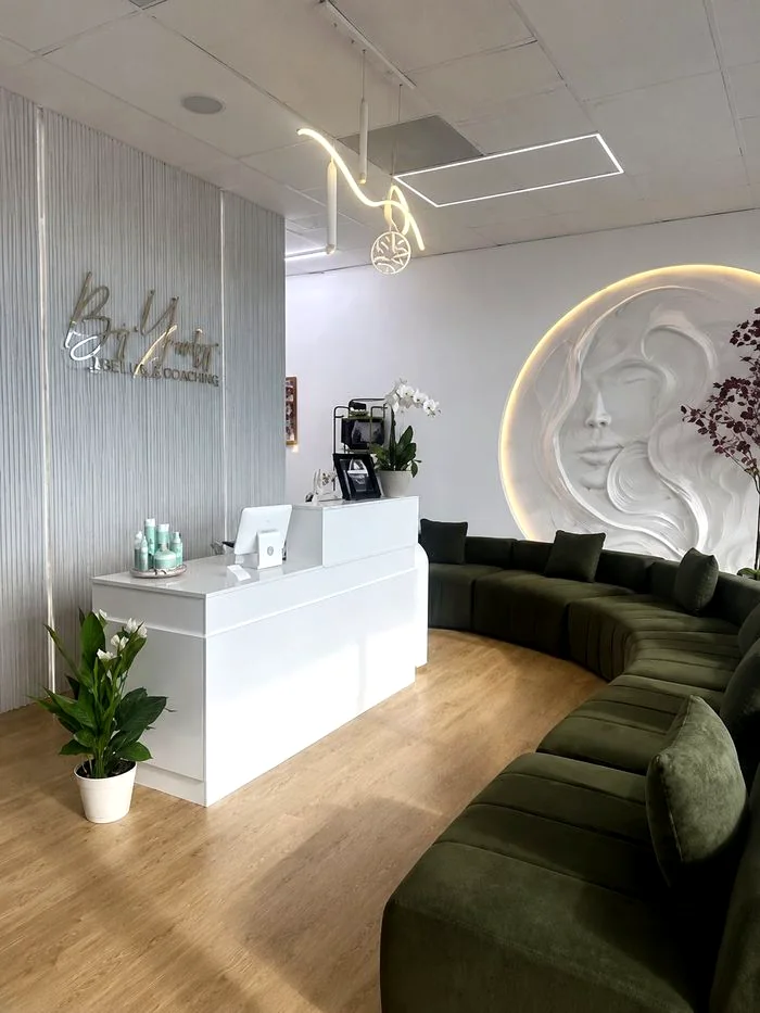 Front desk with the By Yordy sign